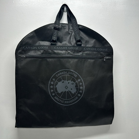 Canada Goose Dust Cover Garment Travel Storage Folding Zip Up Bag Dark Gray - Picture 1 of 5